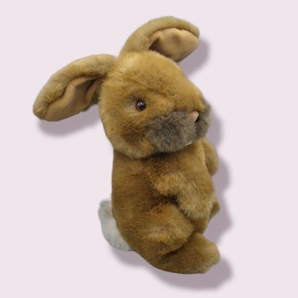 Vintage 24K Special Effects Toni Bunny Rabbit Plush Brown Realistic Buck Teeth - Picture 4 of 9